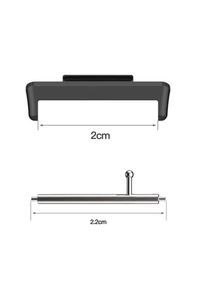 CEPCASE    Huawei Watch Fit 2 Metal Kordon Dönüştürücü Aparatı (20mm) Tam Uyumlu - 3