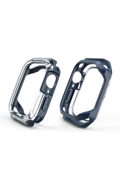 CEPCASE    Watch 7 45mm Ekran Kasa Koruyucu Shockproof Sert Pc Silikon Tam Uyum - 7