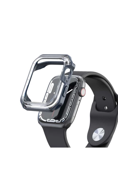 CEPCASE Watch 7 45mm Ekran Kasa Koruyucu Shockproof Sert Pc Silikon Tam Uyum - 3