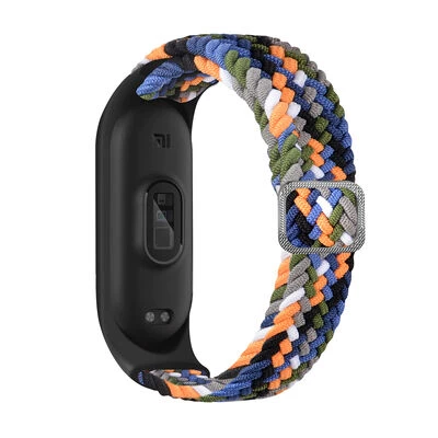 CEPCASE    Xiaomi Mi Band 5-6 Kordon/Kayış Örgü Model Tek Parça Ayarlanabilir Ölçü
