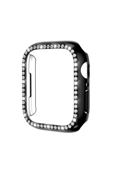 CEPCASE    Apple Watch 7 41mm Ekran Kasa Koruyucu Diamond Series Sert Pc Koruyucu