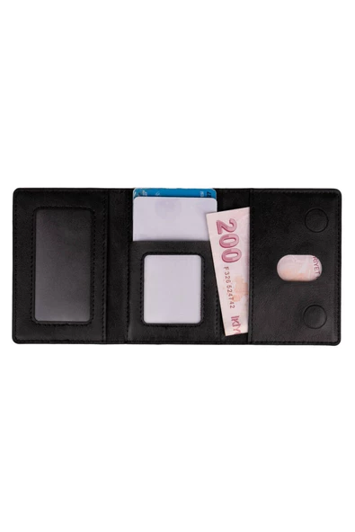 CEPCASE    Kartlık Cüzdan Magsafe Manyetik Yapıştırmalı 5 Bölmeli Mıknatıslı Standlı Magnetic Kartlık - 4