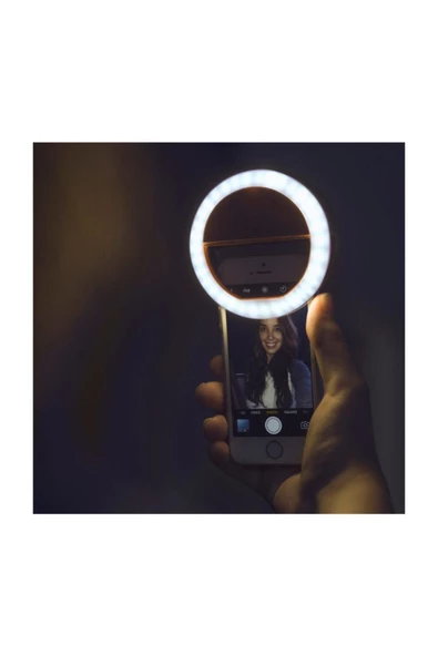 CEPCASE    Ring Light Telefon Işık Halkası Şarjlı Led Selfie Işığı Ring Light Telefon Işığı 36 Led 3 Kademe