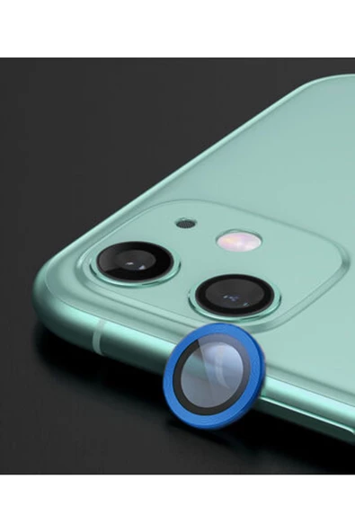 CEPCASE    Iphone 12 Mini Kamera Lens Koruyucu Çift Katman Temperli Cam Tam Koruma