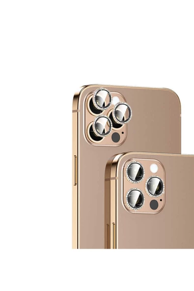 CEPCASE    Iphone 14 Plus Kamera Lens Koruyucu Taşlı Tasarım Şık Parlak Sağlam Koruma - 5