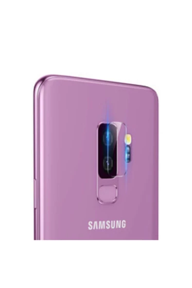 CEPCASE    Samsung Galaxy S9 Plus Uyumlu Kamera Lens Koruyucu Cam Filmi