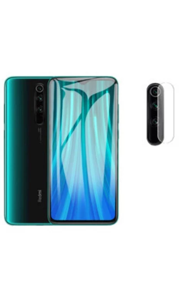 CEPCASE    Xiaomi Redmi Note 8 Pro Uyumlu Kamera Lens Koruyucu Cam Filmi