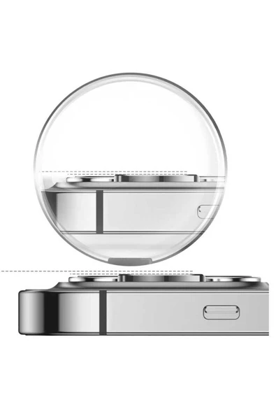 CEPCASE    Iphone 14 Pro Max Kamera Lens Koruyucu Çift Katman Temperli Cam Tam Koruma - 3