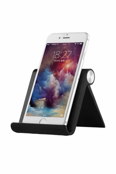 CEPCASE    Universal Siyah Ayarlanabilir Telefon Ve Tablet Standı