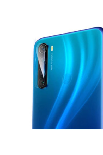 CEPCASE    Xiaomi Redmi Note 8 Uyumlu Kamera Lens Koruyucu Cam Filmi