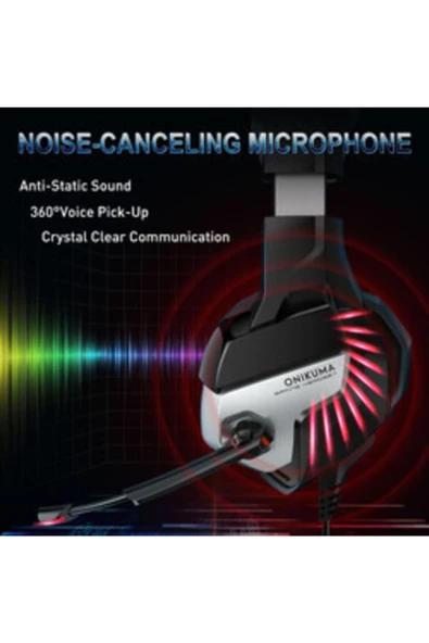 CEPCASE    Onikuma Oyuncu Kulaklığı Pro 3.5mm Xbox,ps,pc,switch,laptop,ios,android Destekli - 3
