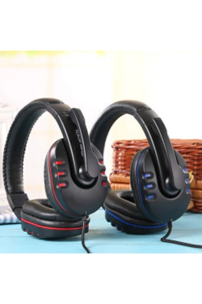 CEPCASE    X6 Oyuncu Kulaklığı 3.5mm Mikrofonlu Ekstra Bass Kaliteli Ses Örgü Tasarım Kablo - 2