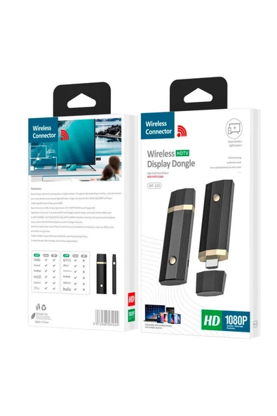 CEPCASE    Hdmı Kablosuz Ses Ve Görüntü Aktarıcı Usb Dongle Hdtv 1080p Wireless Connector Display Dongle