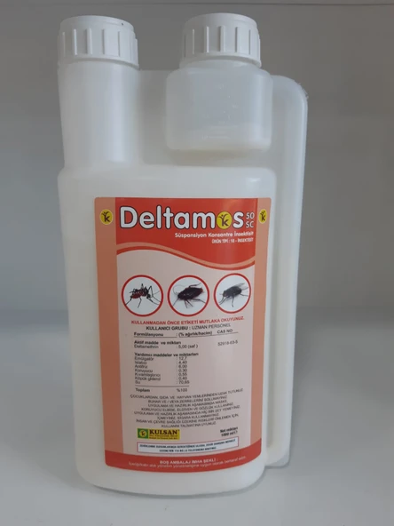 Deltamos 50 SC  Kokusuz Haşere Öldürücü | 1 Litre