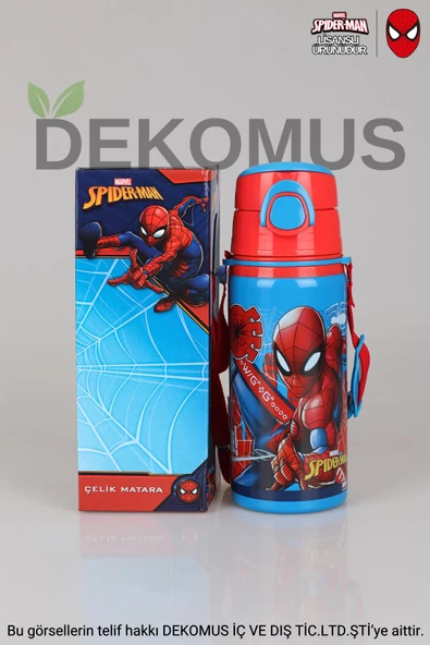 DEKOMUS İLE YENİ SEZON SPIDERMAN 500 ML ÇELİK TERMOS