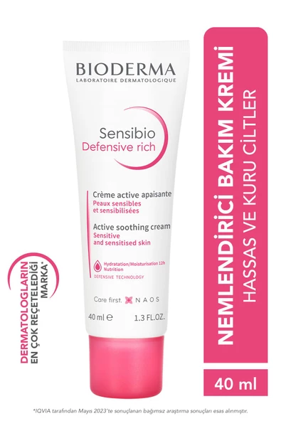 SENSİTİVE AND DRY SKİN ANTİOXİDANT VİTAMİN E INTENSİVE MOİSTURİZİNG CREAM 40 ML