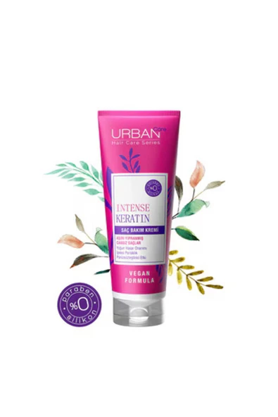 Vegan Onarıcı Saç Kremi - Intense and Keratin250 ml