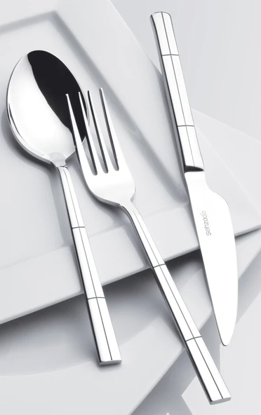 Yiğitsan Şehzade Moda 6lı Yemek Kaşık - Resim 2