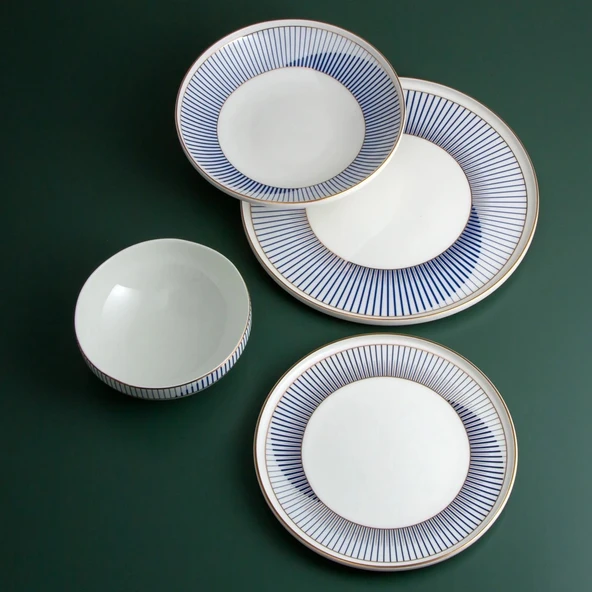 Jumbo Luna Fine Bone 24 Parça 6 Kişilik Yemek Takımı - 2