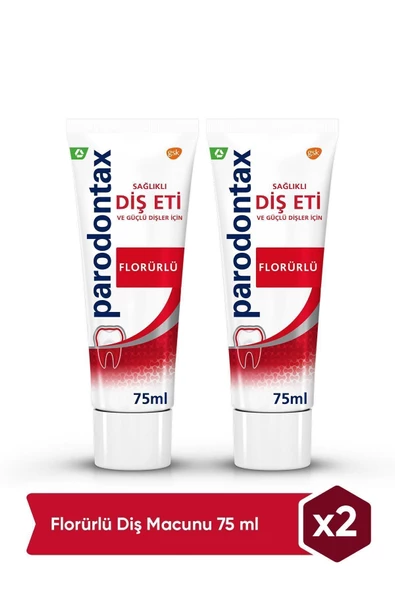 Parodontax Florürlü Diş Macunu 75ml x 2 adet
