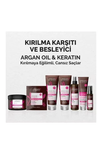 Vegan Cansız Ve Zayf Saçlar İçin Argan Yağlı E Vitaminli Besleyici Saç Kremi 250 ml - 4