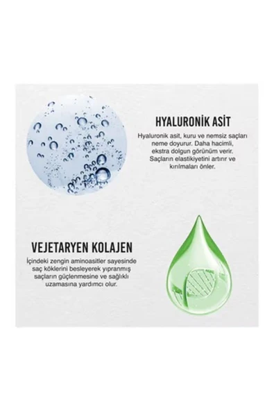 Vegan Hacim Ve Exra Dolgun Görünüm Veren Nemlendiricili Sıvı Saç Kremi 200 ml - 5
