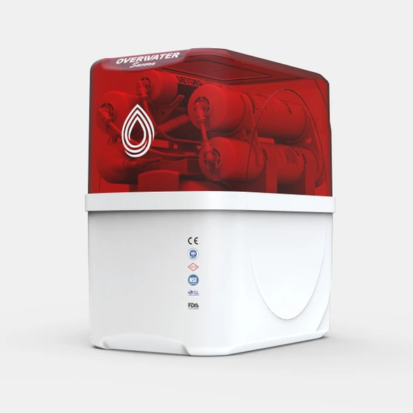 OverWater Savora 14 Aşamalı 8 Lt. Çelik Tanklı Kapalı Kasa Pompasız Su Arıtma Cihazı Özel Sarım Membran Filtre ürün görseli