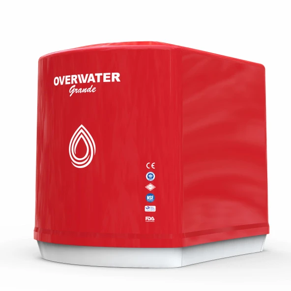 OverWater Grande 12 Aşamalı 12 Lt. Çelik Tanklı Kapalı Kasa Pompalı Su Arıtma Cihazı Özel Sarım Membran Filtre ürün görseli