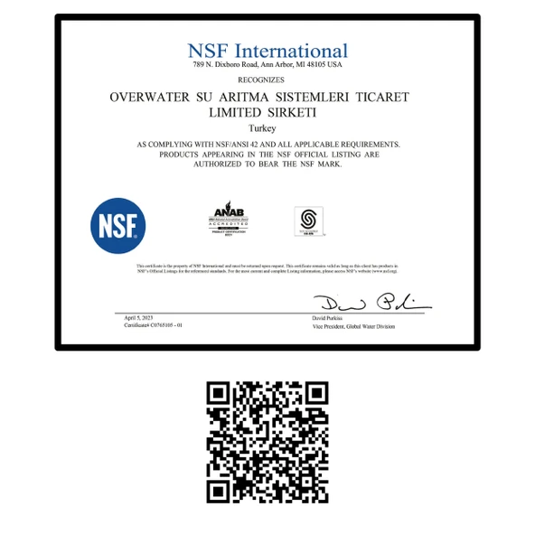 OverWater Kapalı Kasa Su Arıtma Cihazı 5 Li Inline Filtresi Seti 5 Aşamalı Özel Sarım Membran Filtre - Resim 3