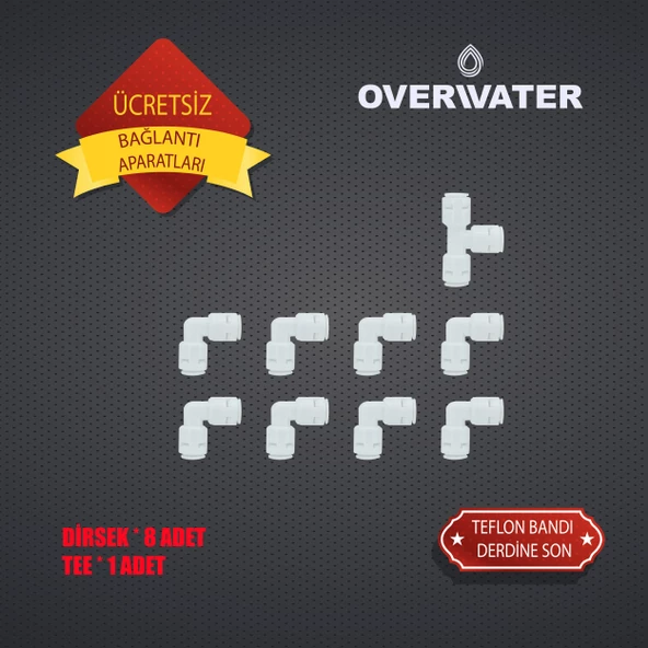Overwater Açık Kasa Su Arıtma Cihazı 7 Li Filtresi Seti Aşamalı ( Membransız Set) Fkn70mad - 2