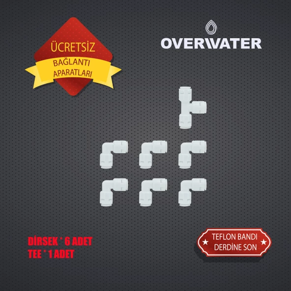 Overwater Açık Kasa Su Arıtma Cihazı 6 Lı Filtresi Seti Aşamalı ( Membransız Set) Fkn60ma - 2