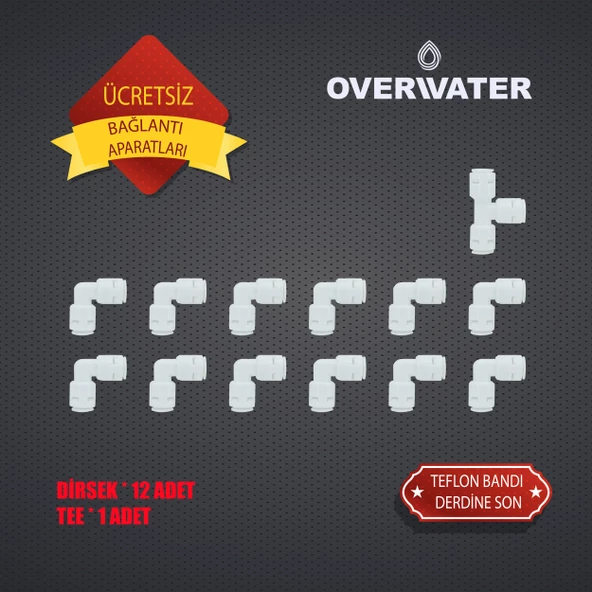 Overwater Kapalı Kasa Su Arıtma Cihazı 6 Lı Inline Filtresi Seti Aşamalı ( Membransız Set) Fın60ma - 2