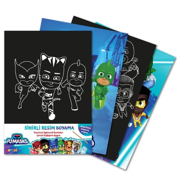 SİHİRLİ RESİM BOYAMA -  TRANSFORMERS ve PJMASKS - 2