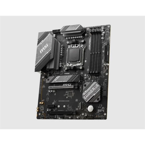 Msı B650 Gamıng Plus Wıfı Am5 Ddr5 Ses Glan Dp/Hdmı Sata3 Usb3.2 Atx - 3