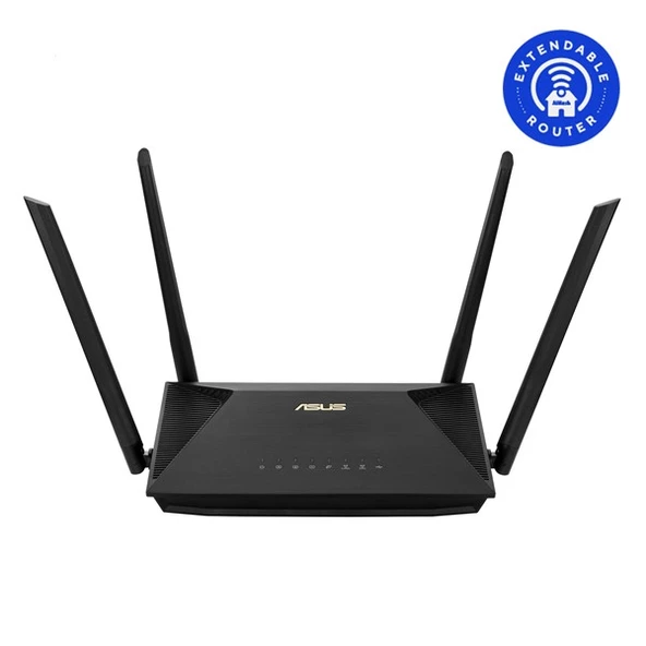 ASUS RT-AX53U AX1800 Dual Band EV Ofis Tipi Router