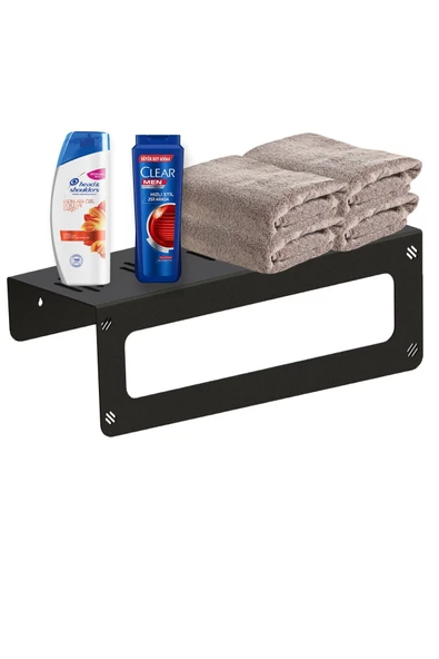 30cm Banyo Raflı Havluluk Ve Askı - 2