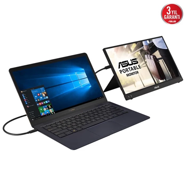 ASUS 15.6" IPS ZENSCREEN MB16ACV 5 ms 60Hz TYPE-C Taşınabilir Monitör (1920 X 1080) - 7