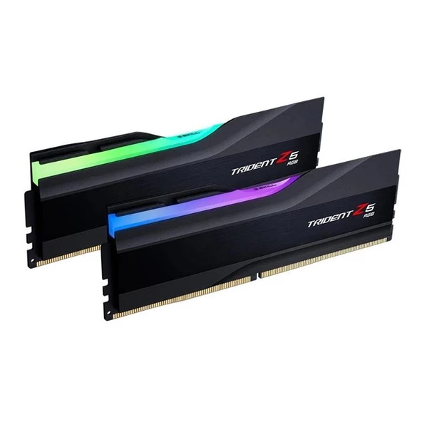 GSKILL 32GB (2X 16GB) DDR5 6000MHZ CL32 RGB DUAL KIT PC RAM TRIDENT Z5 F5-6000J3238F16GX2-TZ5RK - Resim 4