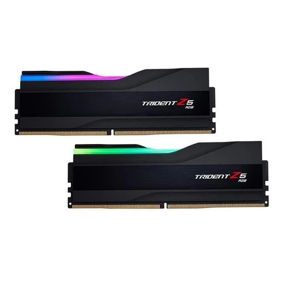 GSKILL 64GB (2X 32GB) DDR5 6400MHZ CL32 RGB DUAL KIT PC RAM TRIDENT Z5 F5-6400J3239G32GX2-TZ5RK - 1