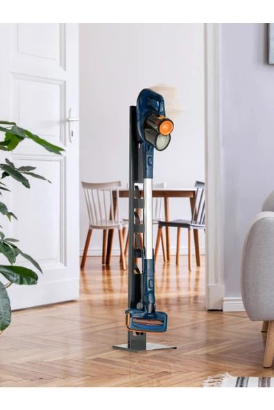 Bosch Uyumlu Şarjlı Süpürge Standı Antrasit Renk Kare Taban - 3