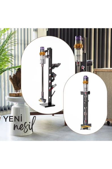 Bosch Uyumlu Dikey Süpürge Standı Antrasit Renk Bosch Süpürge Modellere Uyumlu - 8