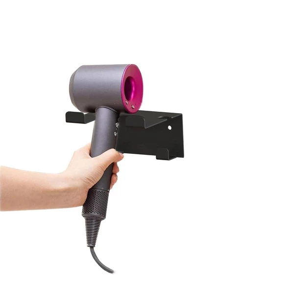 Saç Kurutma Makinesi Tutacağı, Fön Makinesi Banyo Rafı Askısı Fön Makinesi Standı , Makinesi Standı - 4