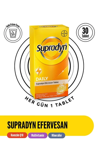 Supradyn 30 Efervesan Tablet