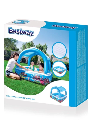 62002 Pompasıyla, 52192 Gölgelikli Oyun Havuzu - 5