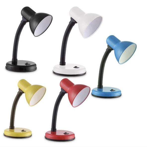 Masa Lambası Mini Renkli Çalışma Okuma Masa Lambası Spiralli Hareketli - 4
