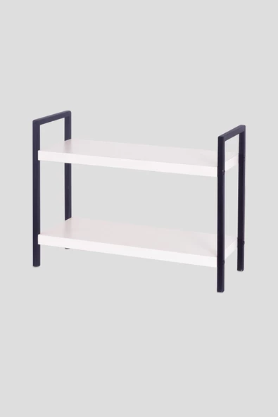 Banyo | Mutfak Düzenleyici Organizer Raf | Baharatlık | Şampuanlık | Dekoratif Metal Masa Servisi - 4