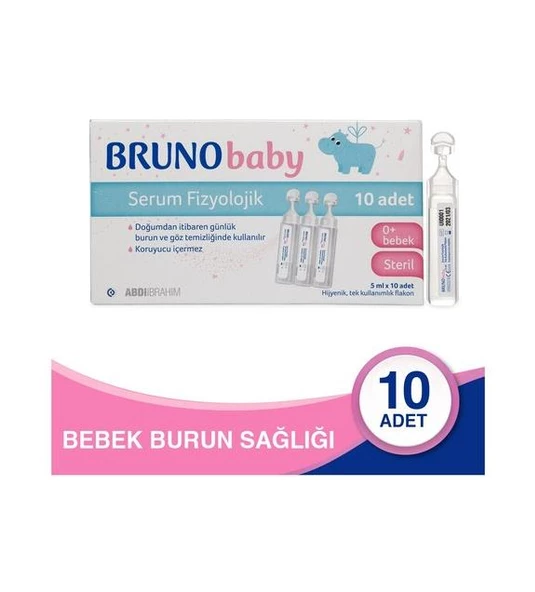 Bruno Serum Fizyolojik 10 Flakon