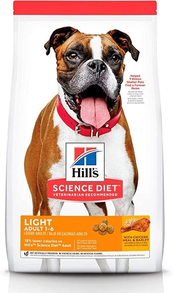 Hill's Light Tavuklu Orta Irk Yetişkin Tahılsız Köpek Maması 2,5 kg