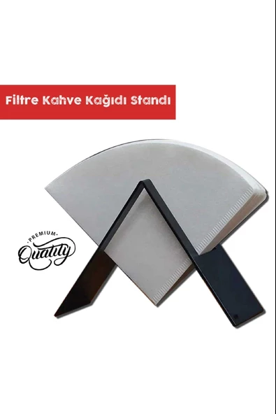 Filtre Kahve Kağıdı Tutucu Stand Aparatı Dekoratif Metal Peçetelik - 2