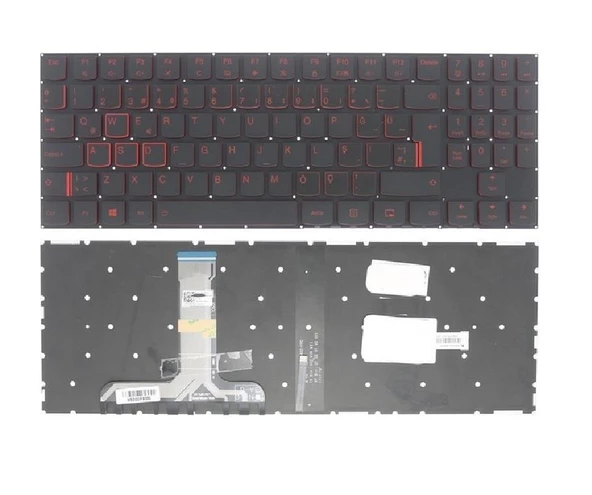 Legion Y520-15IKBN Klavye Tuş Takımı Siyah TR Işıklı